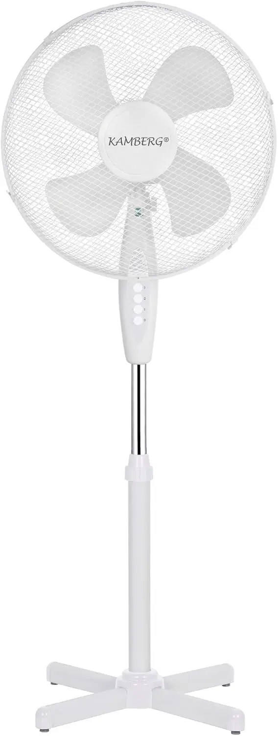 Ventilateur blanc vue 2