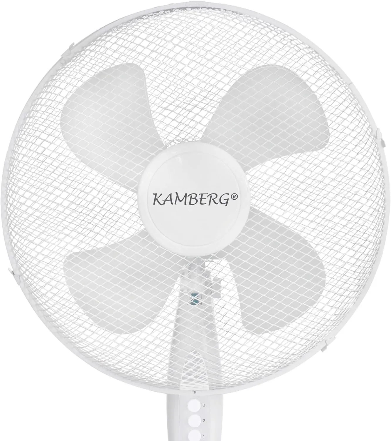 Kamberg - VENTILATEUR 40 CM SUR PIEDS BLANC