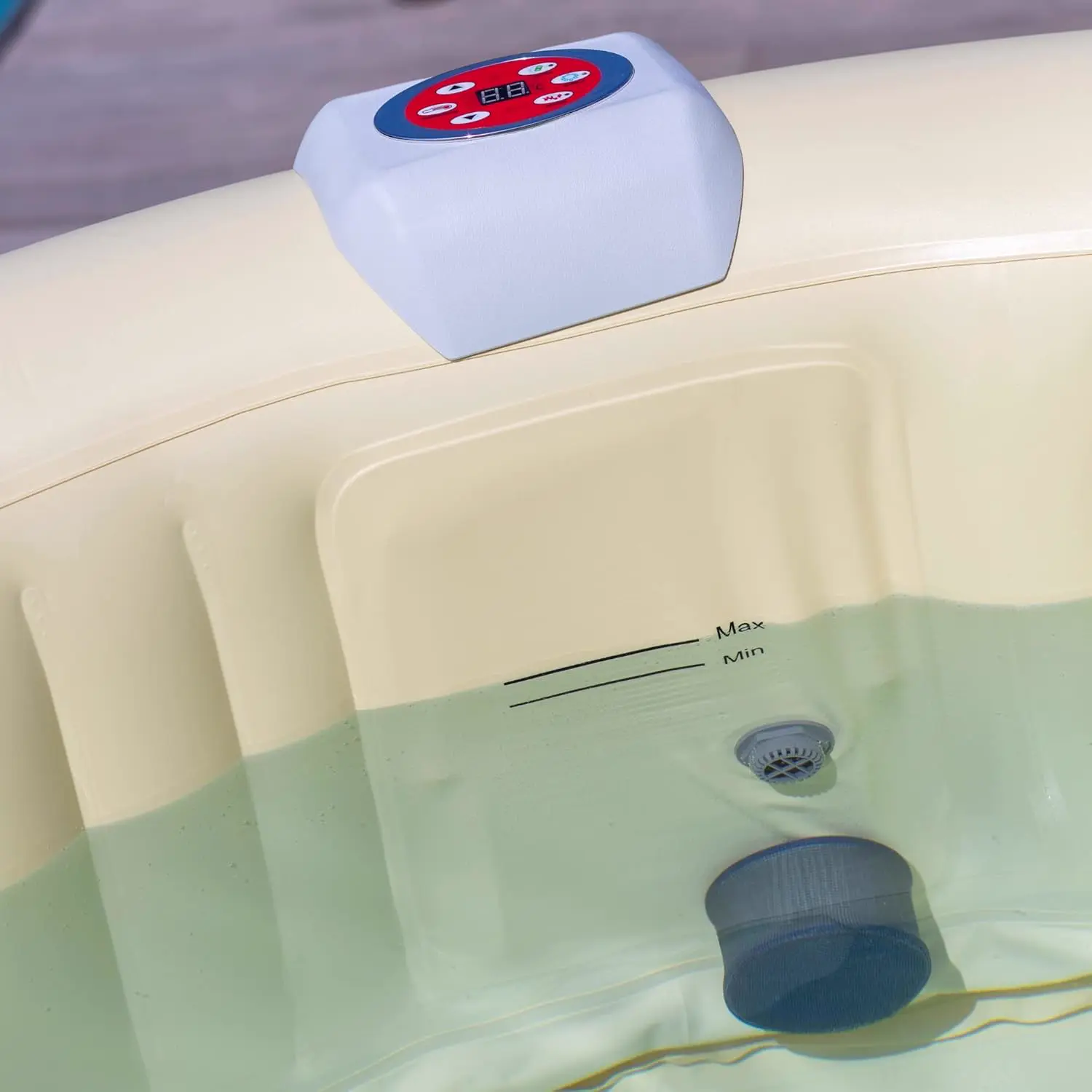 Spa gonflable 2 personnes 2 places 120 x 65 cm vue 7
