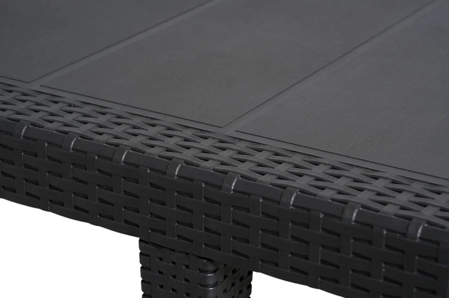 Table de jardin 10 places anthracite 72 x 90 cm vue 6
