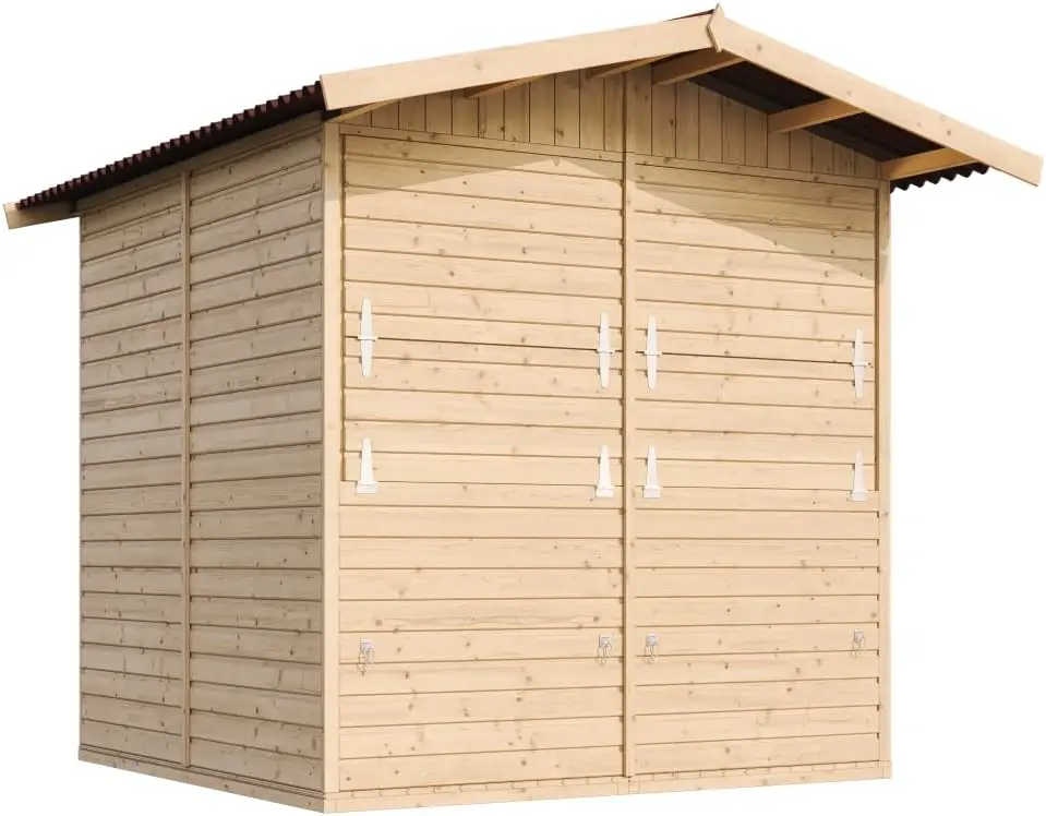 Abri de jardin en bois en bois 4 m² vue 3
