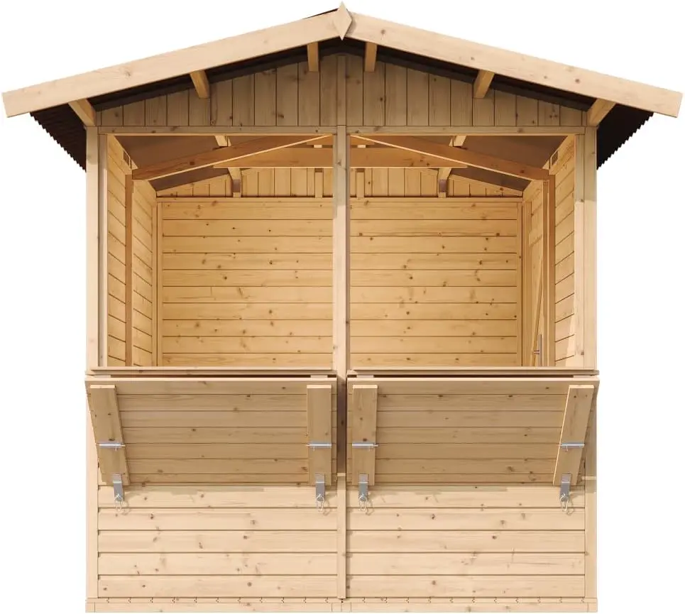 Abri de jardin en bois en bois 4 m² vue 8