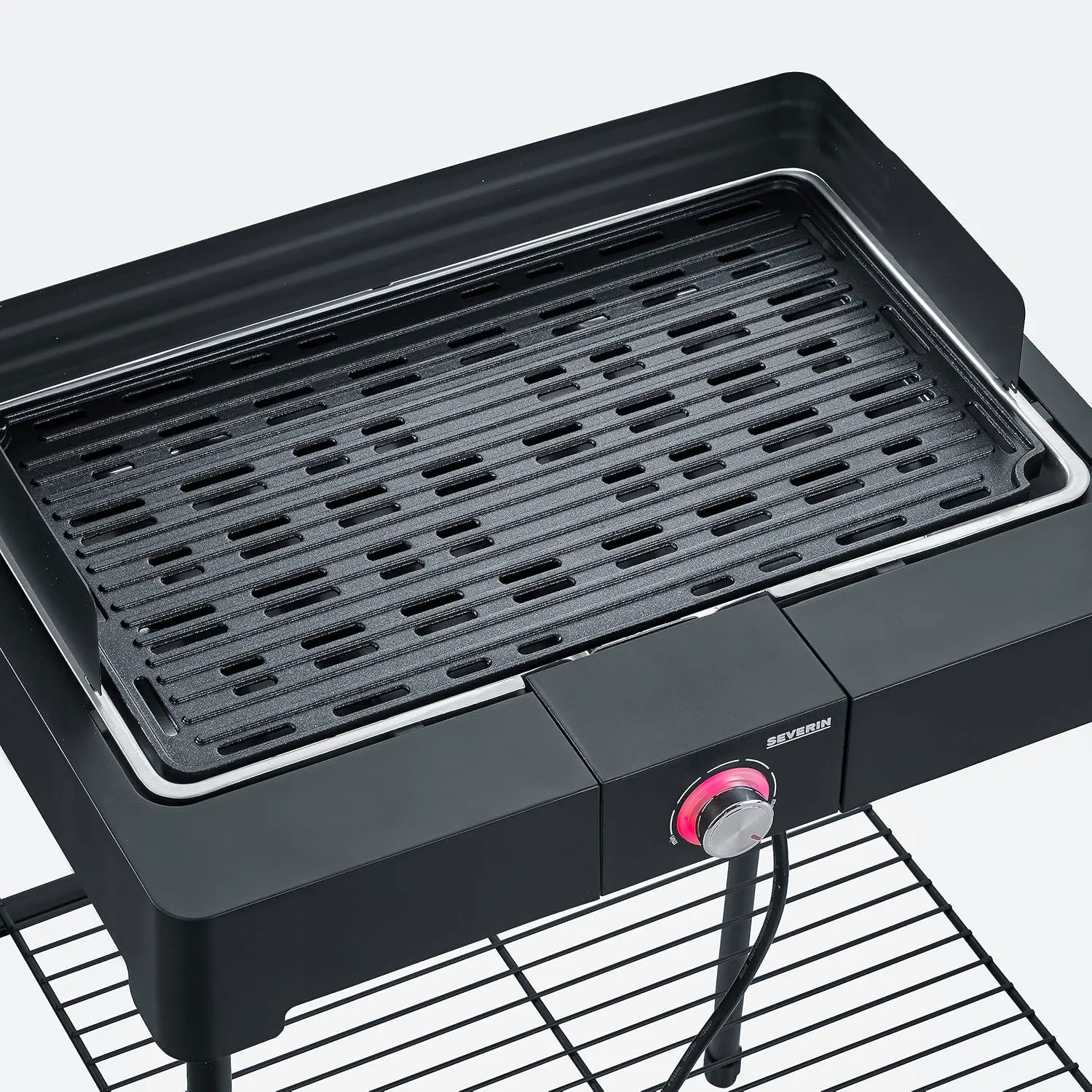 Barbecue électrique en acier noir 38 x 52 vue 5