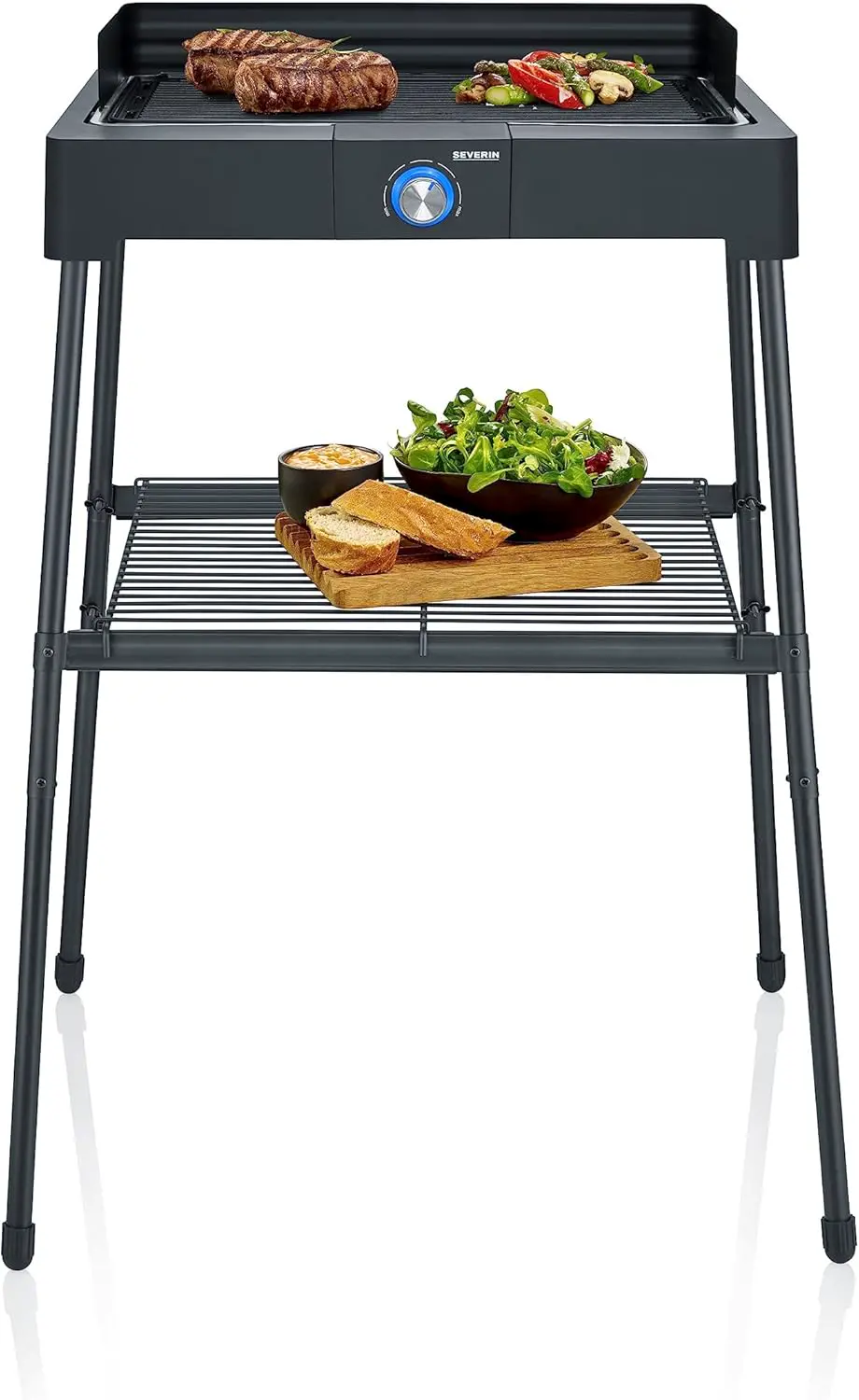 Barbecue électrique en acier noir 38 x 52 vue 7