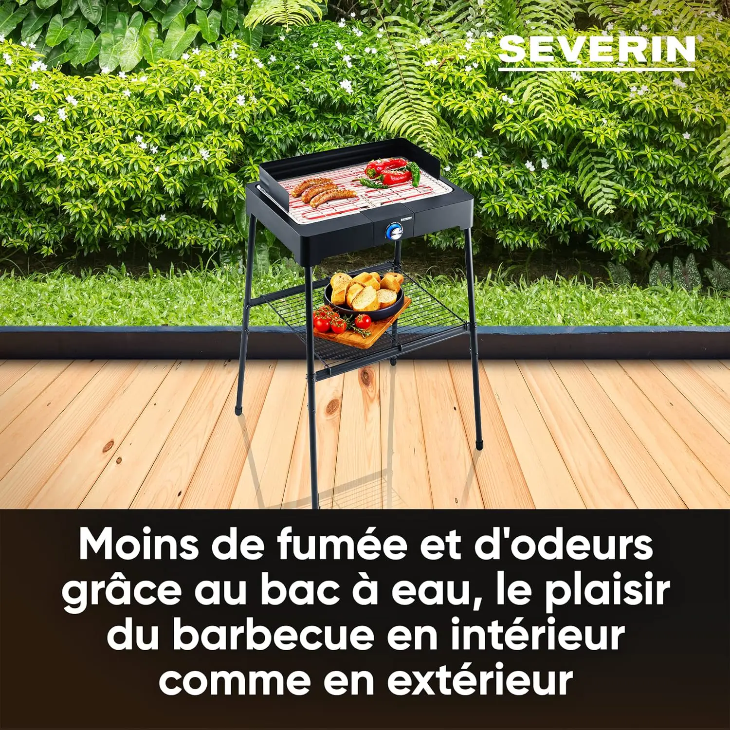 Barbecue électrique noir 62 x 58,5 vue 3