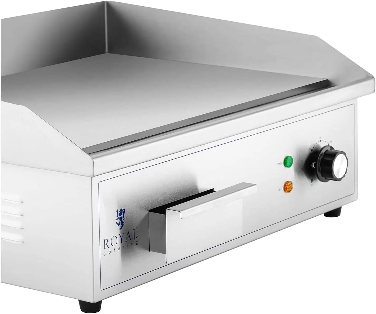 Plancha en acier 530 x 350 vue 3