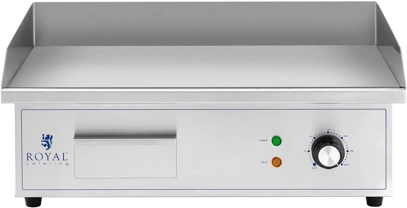 Plancha en acier 530 x 350 vue 4