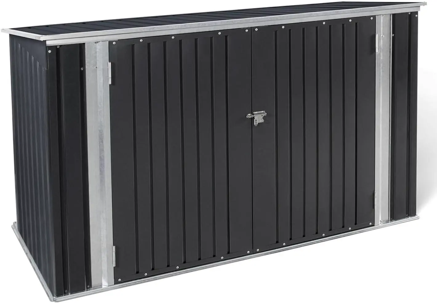 IDMarket - Abri de Jardin en métal verrouillable Multi-Rangement pour