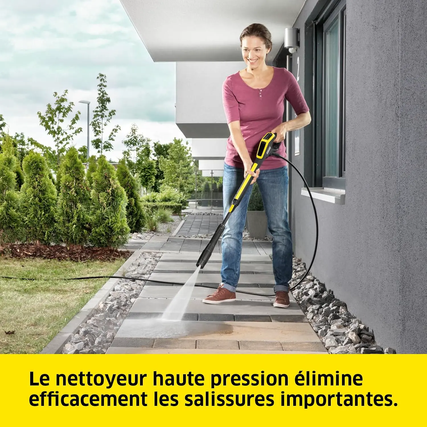 Nettoyeur haute pression noir 40 m² vue 2