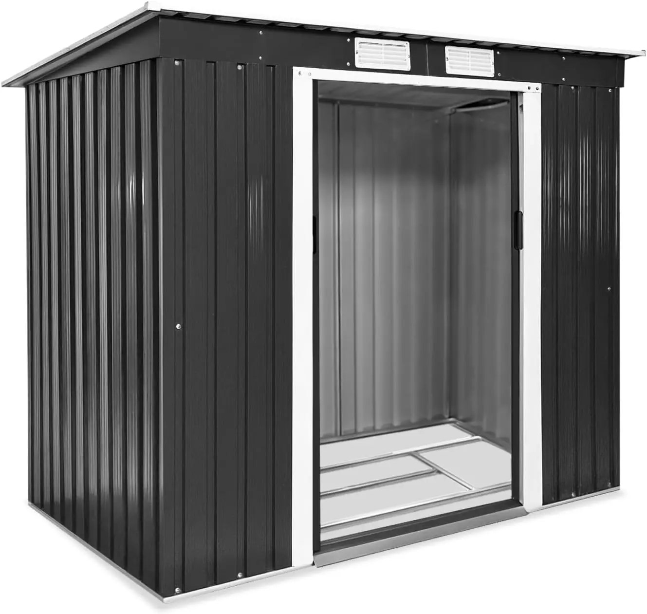 tectake® Abri de Jardin en métal Cabane de Jardin à Outils en Métal