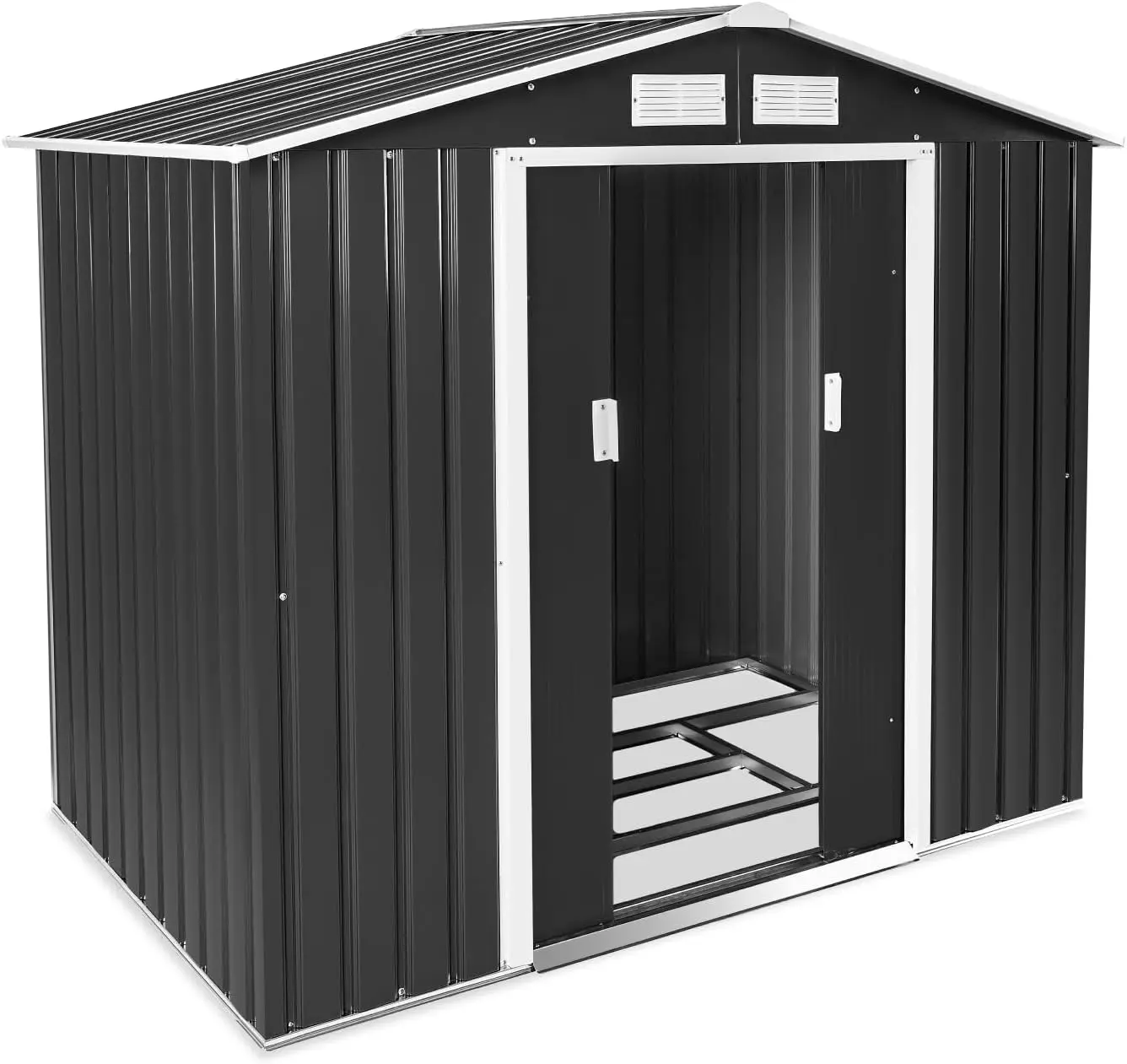 tectake® Abri de Jardin en métal 4.2m³