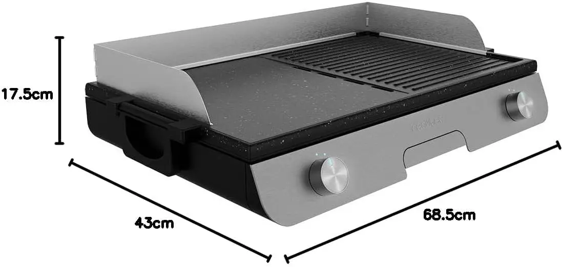 Barbecue électrique en acier 30 x 50 cm vue 8