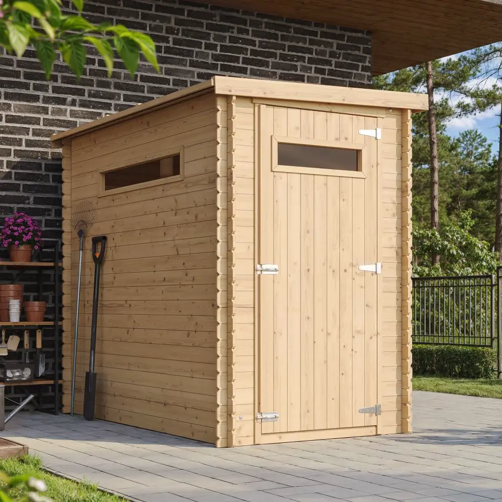 Abri de jardin en bois en bois 2,63 m² vue 2