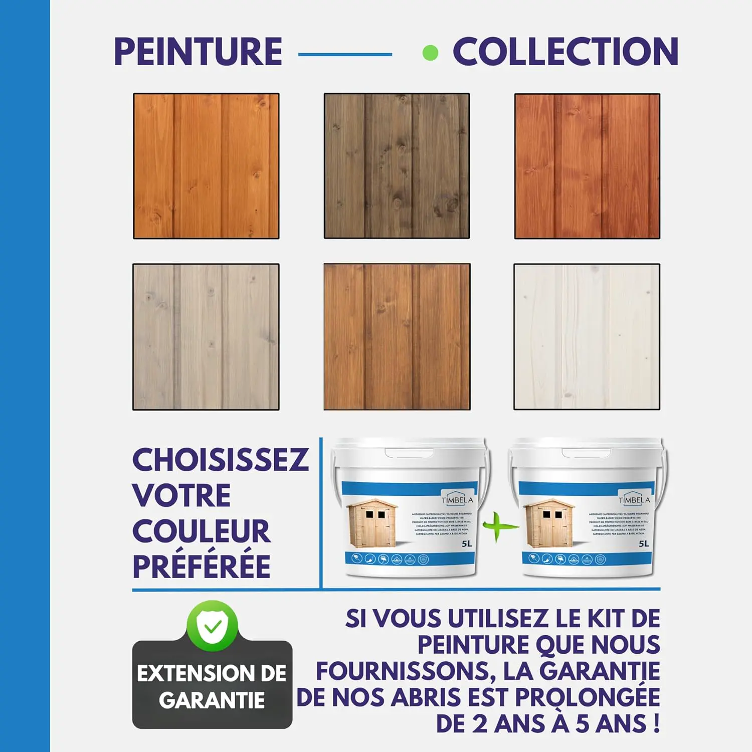 Abri de jardin en bois en bois marron 2,63 m² vue 7