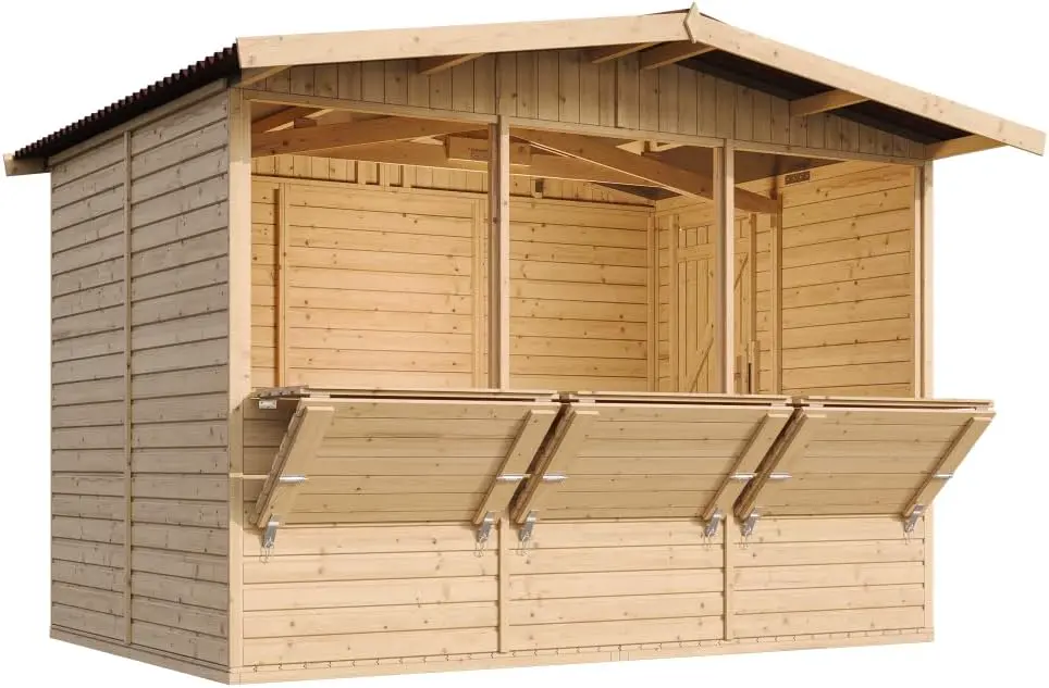 TIMBELA Abri de Jardin en Bois M150A