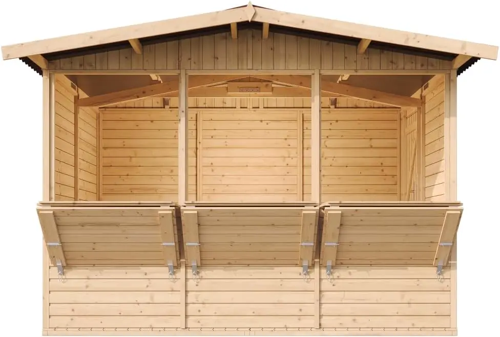Abri de jardin en bois en bois vue 8