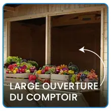 Abri de jardin en bois en bois 6,03 m² — contenu détaillé 5