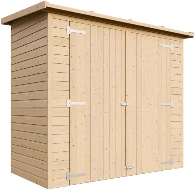 Abri à Outils en Bois Naturel
