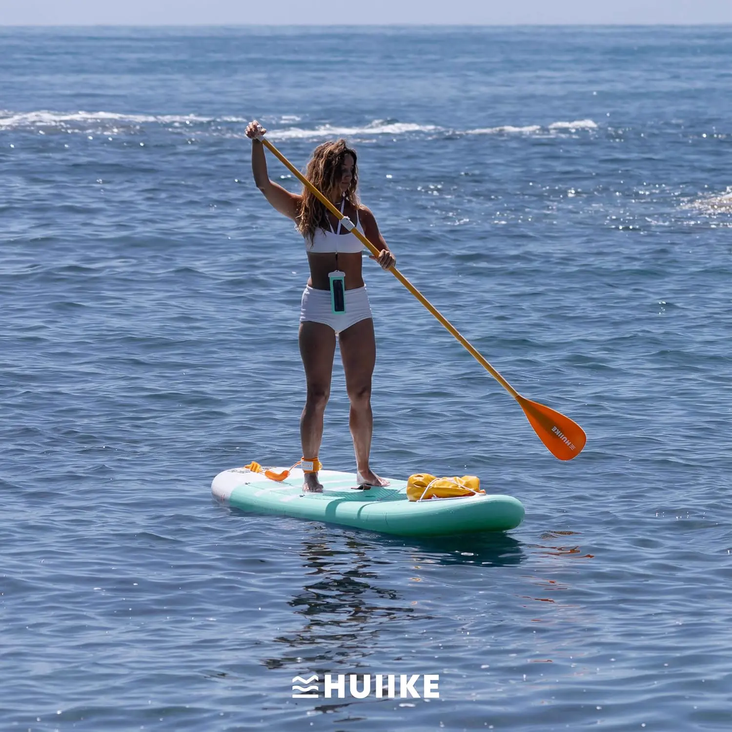 Paddle gonflable 2 places en aluminium vert 84 x 15 cm vue 9