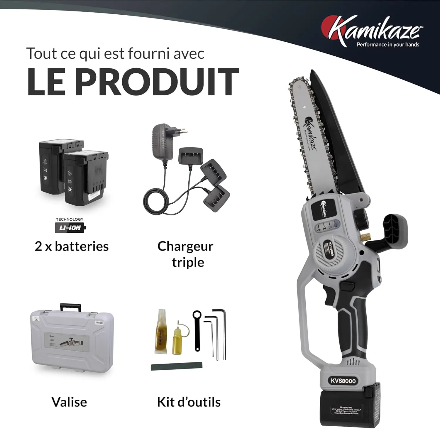 Tronçonneuse électrique 2 x 21 vue 8