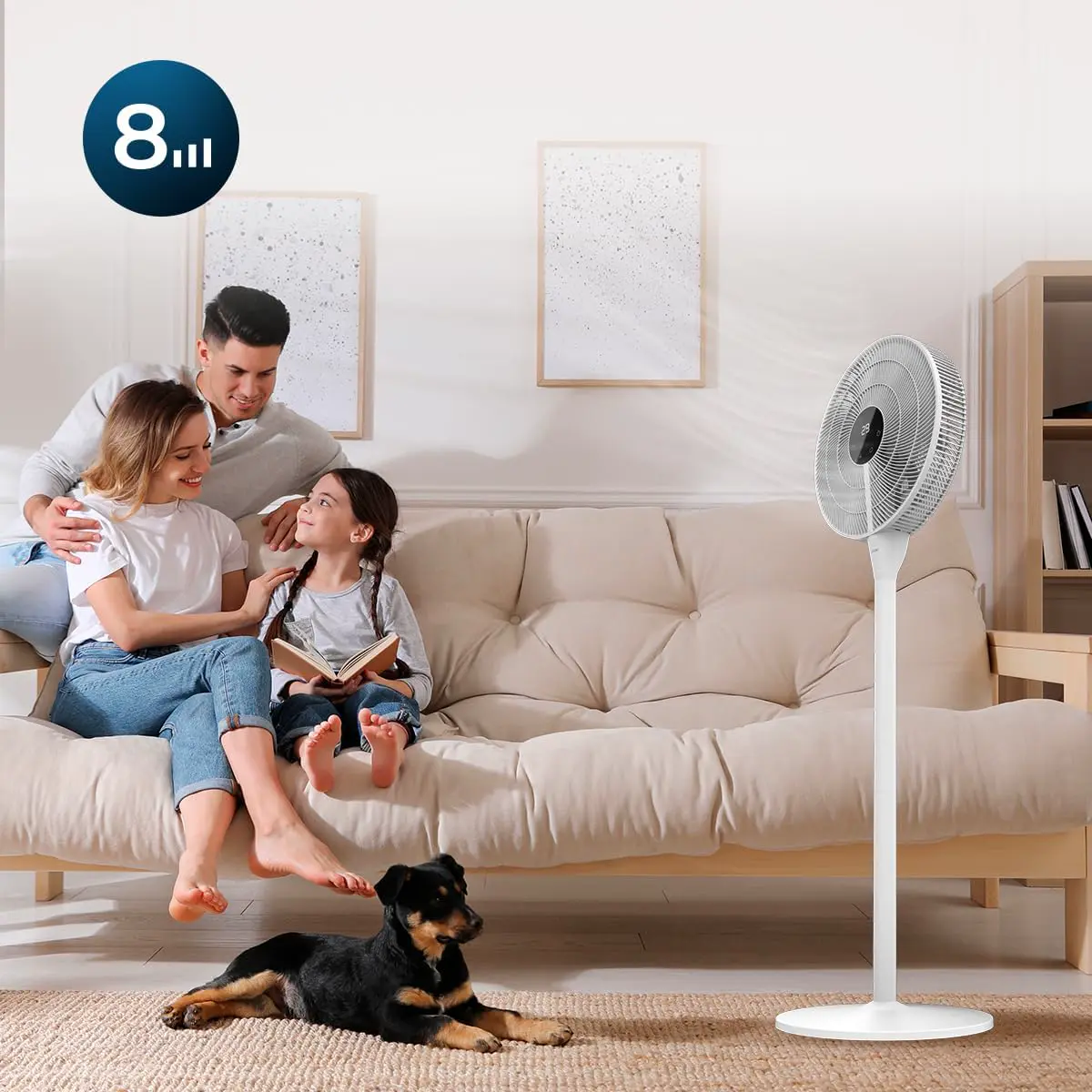 Ventilateur Cecotec - Ventilateur sur Pied EnergySilence 1000… vue 8