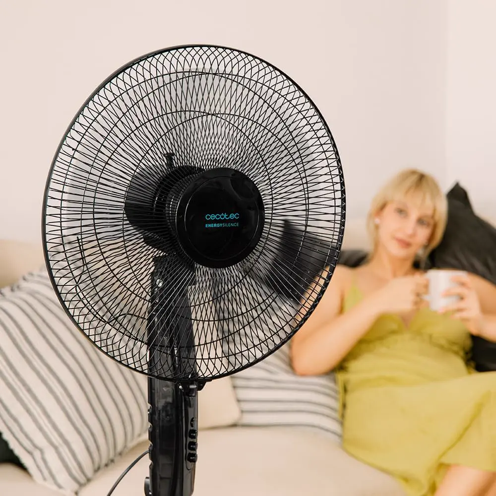 Ventilateur noir vue 6