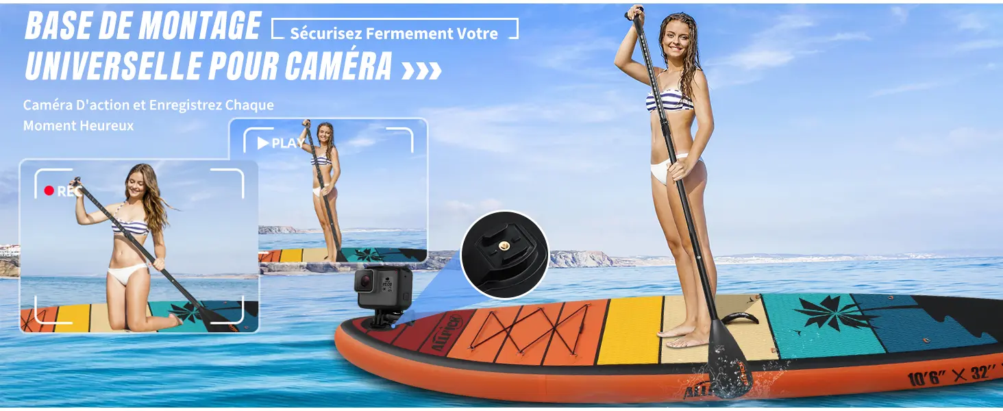 Paddle gonflable vert — contenu détaillé 10