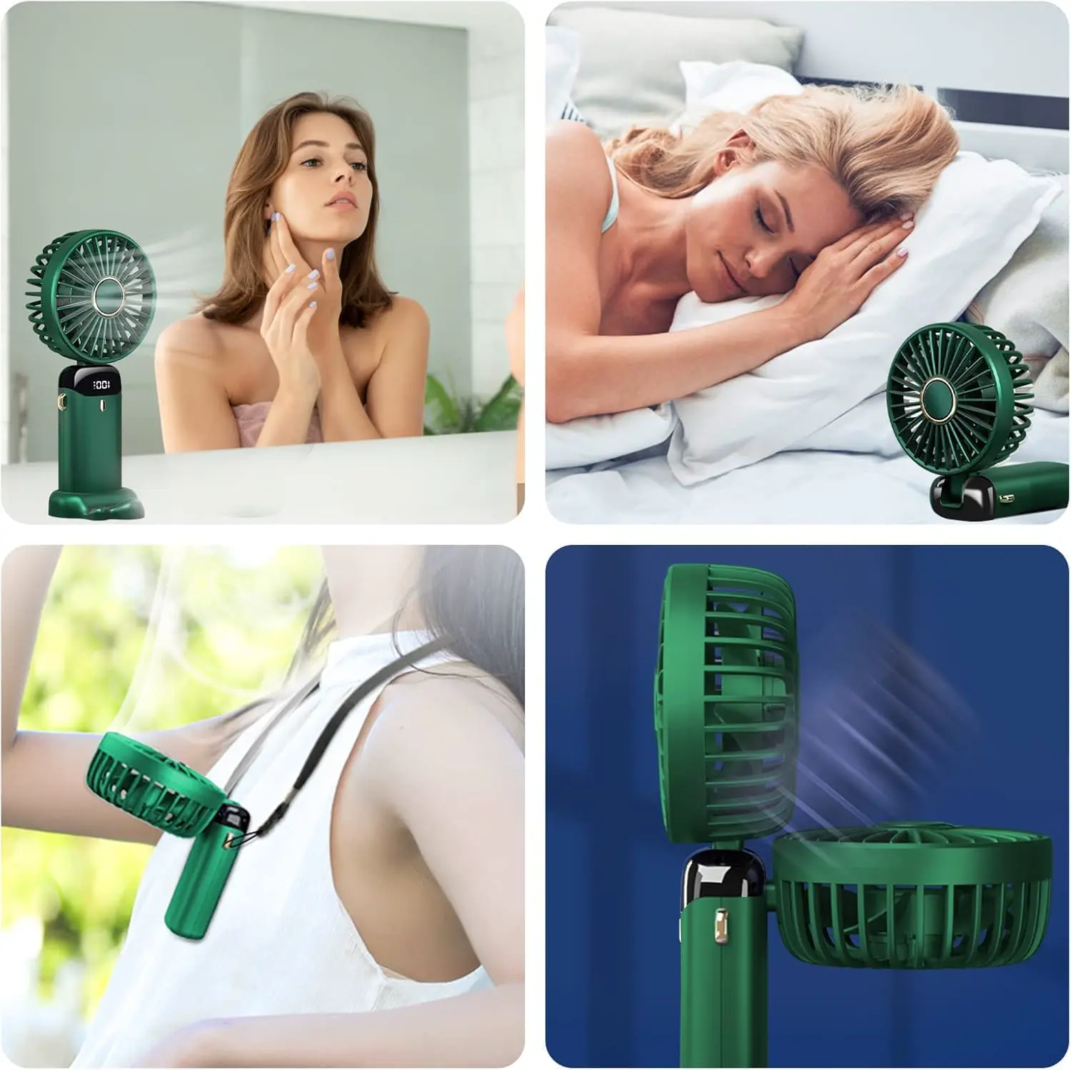 Ventilateur Jsdoin Ventilateur portable rechargeable par USB a… vue 6