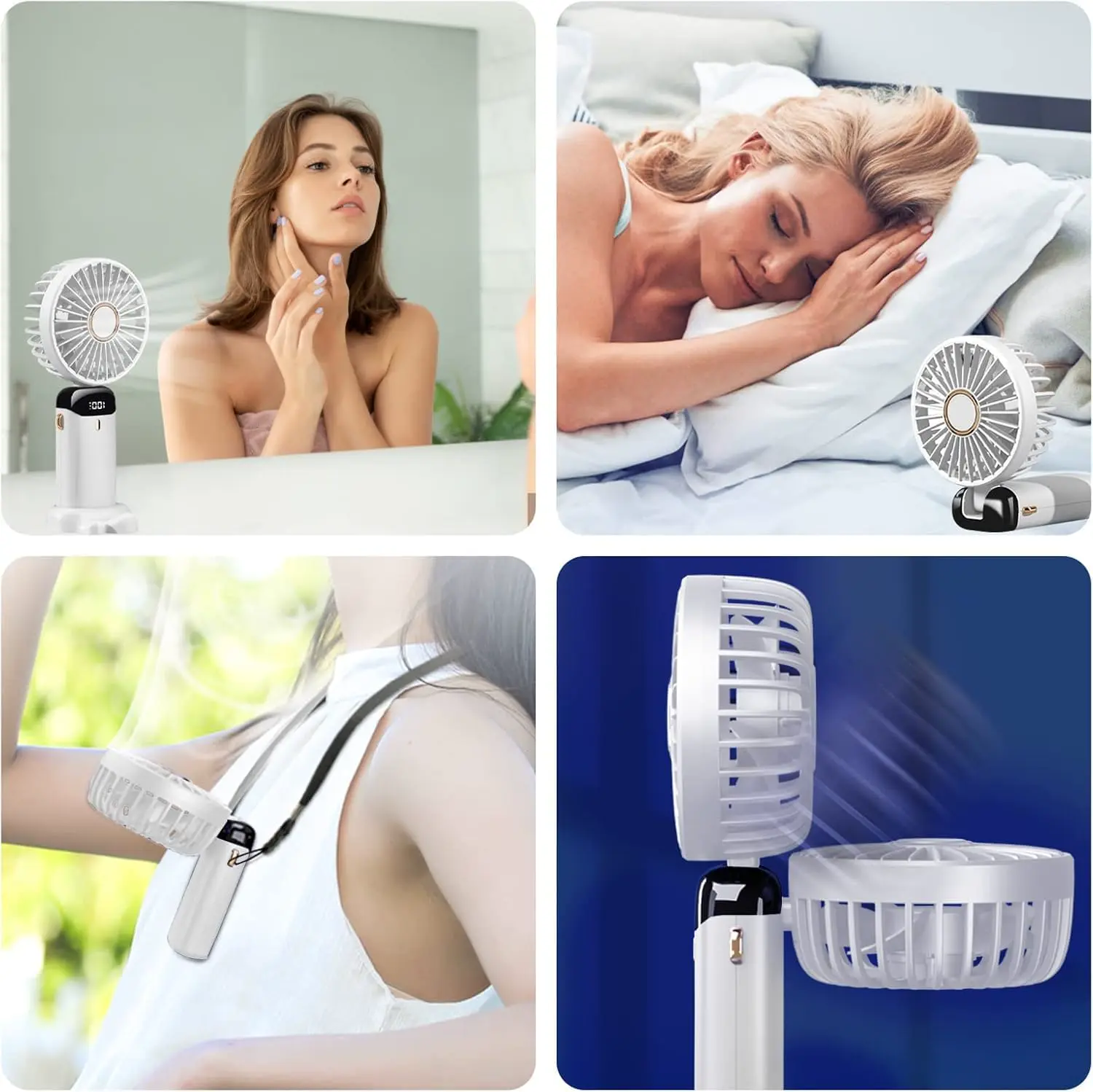 Ventilateur Jsdoin Ventilateur portable rechargeable par USB a… vue 5
