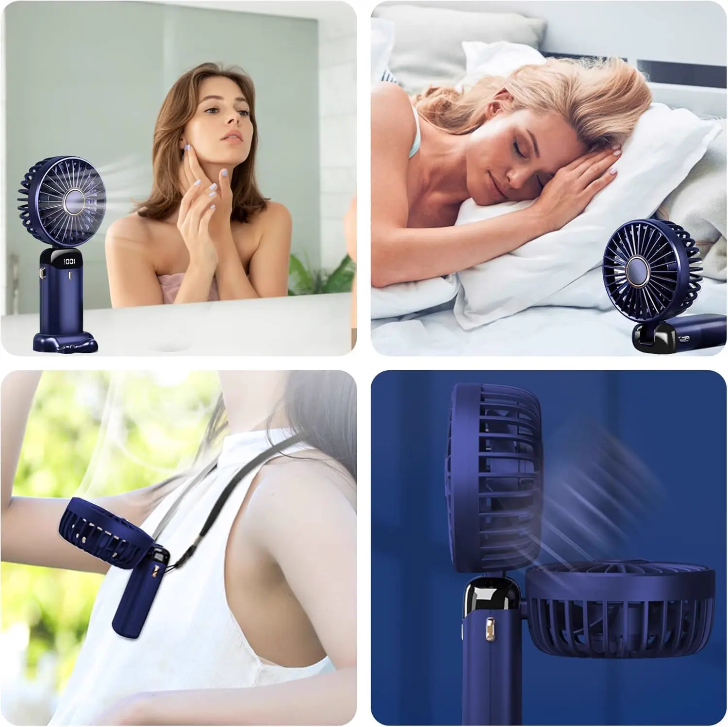 Ventilateur bleu vue 6