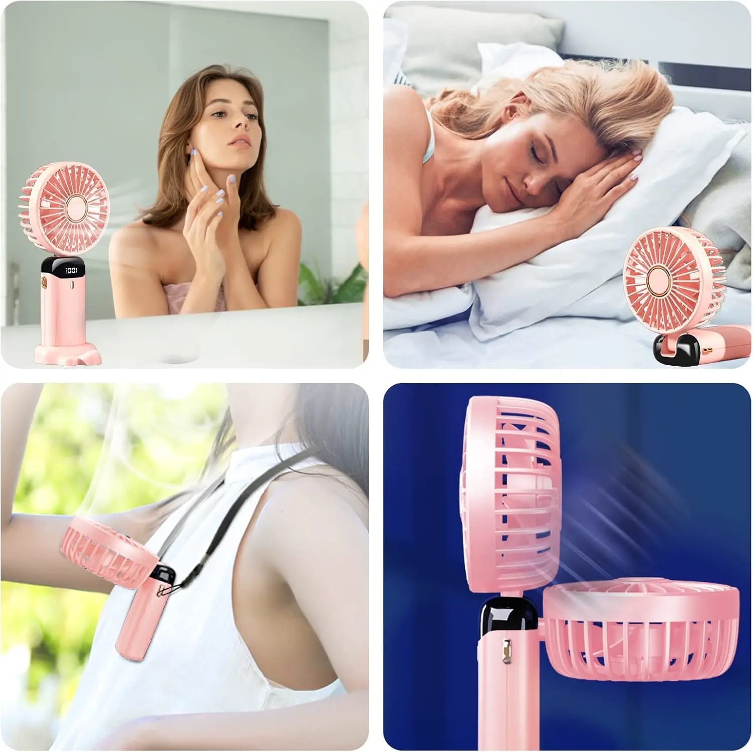 Ventilateur Jsdoin Ventilateur portable rechargeable par USB a… vue 6