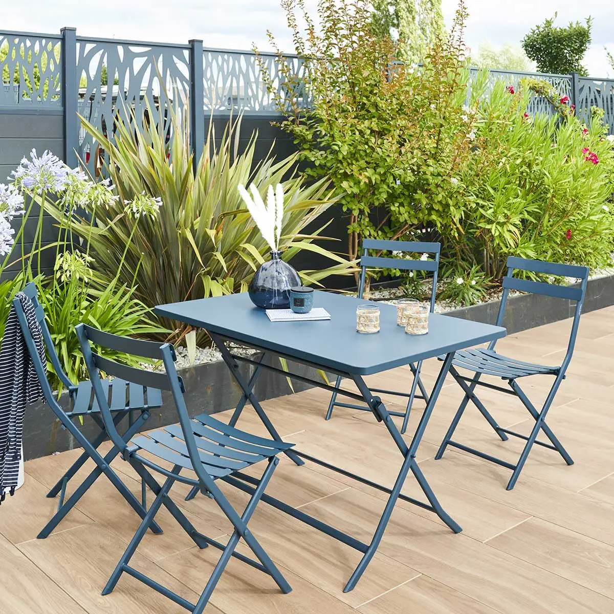 Table de jardin 70 x 110 vue 2