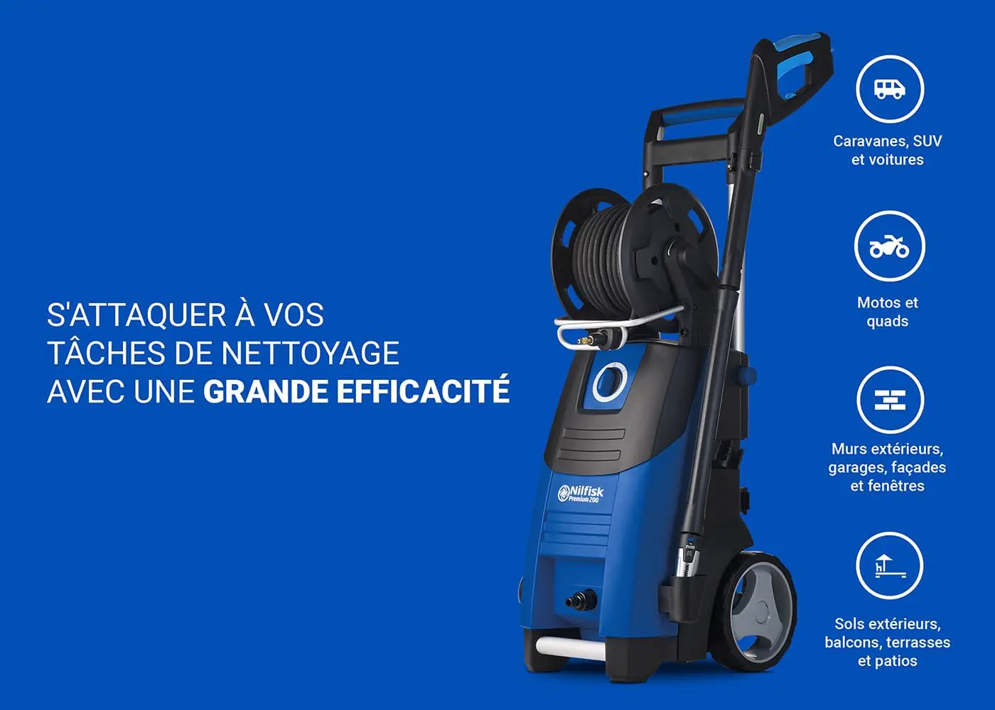 Nettoyeur haute pression en aluminium 70 m² vue 3