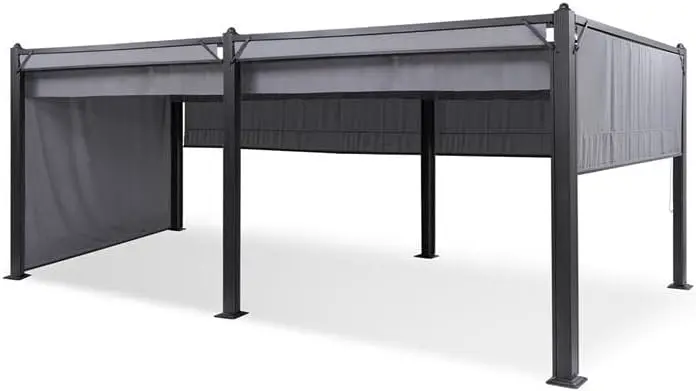Blumfeldt Pergola Aluminium Polycarbonate 3x6m