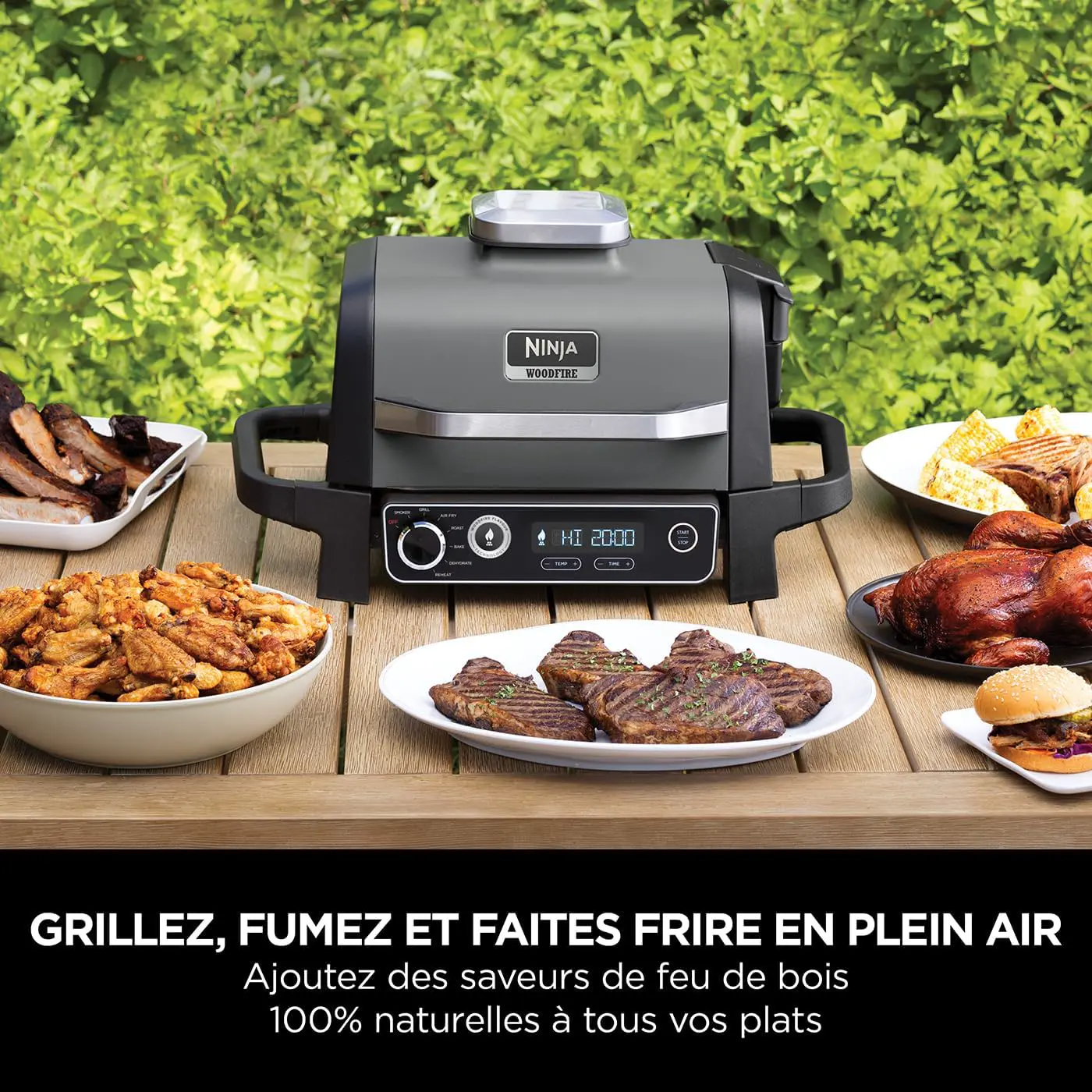 Barbecue électrique en acier noir vue 5