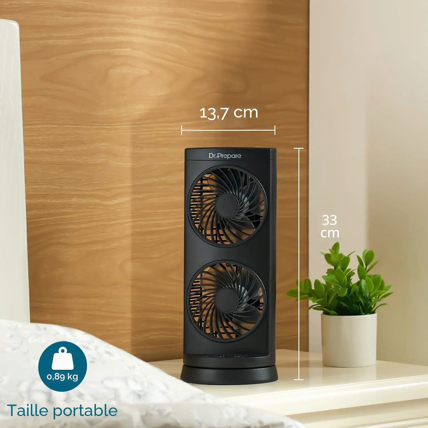 Ventilateur DR.PREPARE Ventilateur Colonne Ventilateur Tour de… vue 7