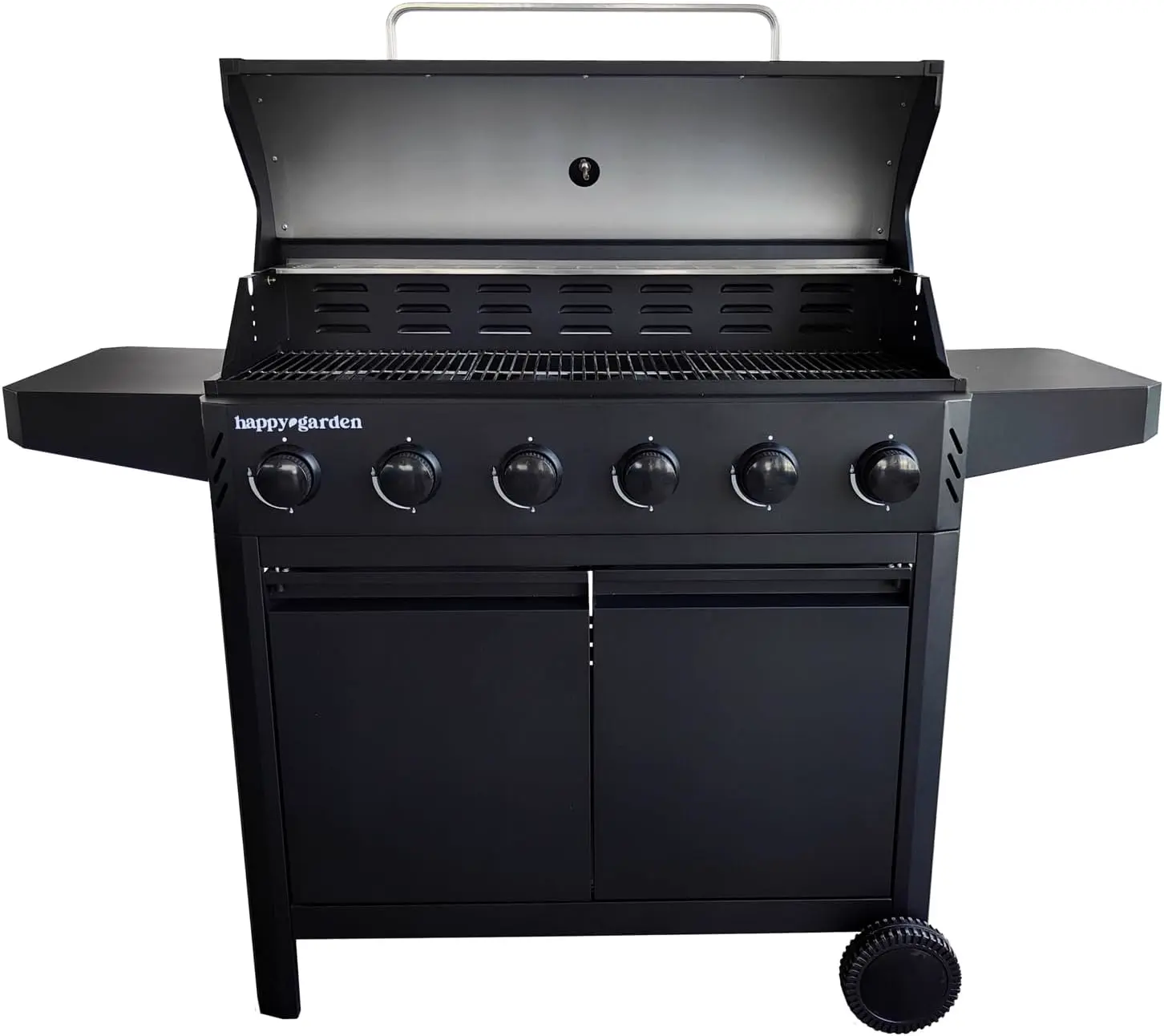 Barbecue à gaz en acier noir 88,5 × 37,5cm vue 2