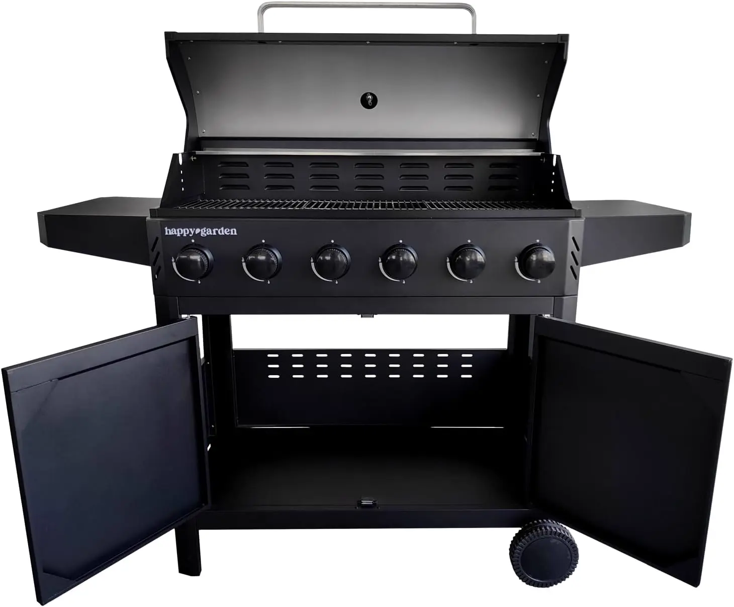 Barbecue à gaz en acier noir 88,5 × 37,5cm vue 3