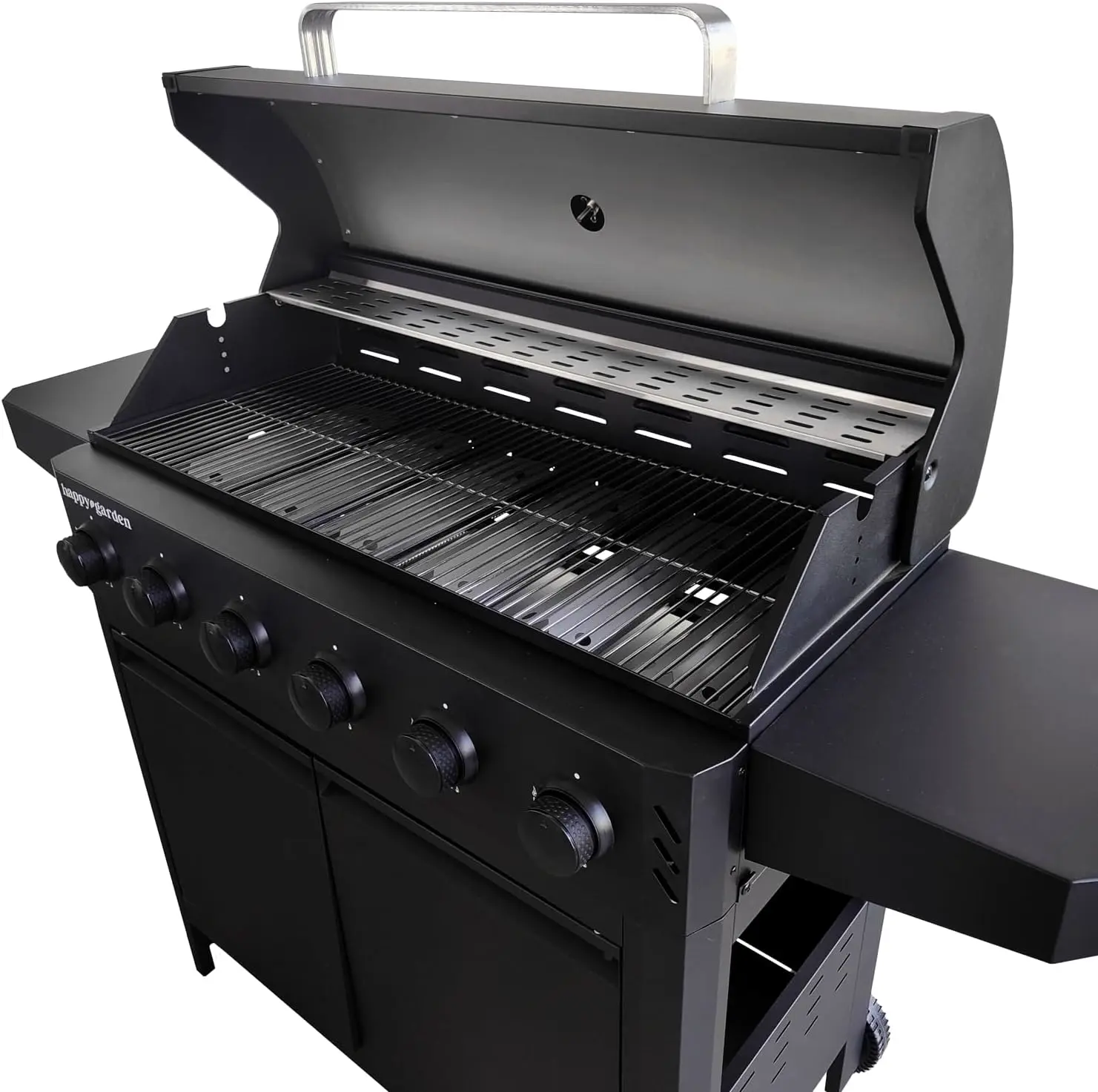 Barbecue à gaz en acier noir 88,5 × 37,5cm vue 4