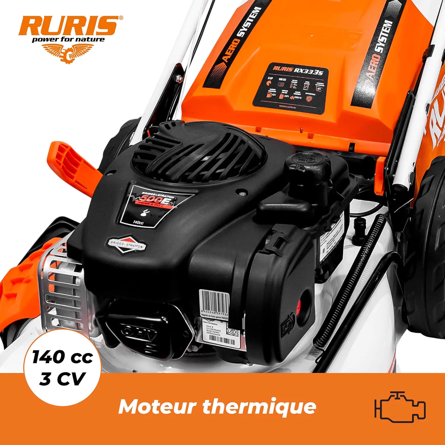 Tondeuse autoportée en acier autoportée vue 6