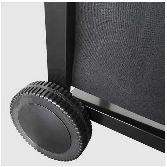 Plancha en acier noir 75 x 35 cm vue 3