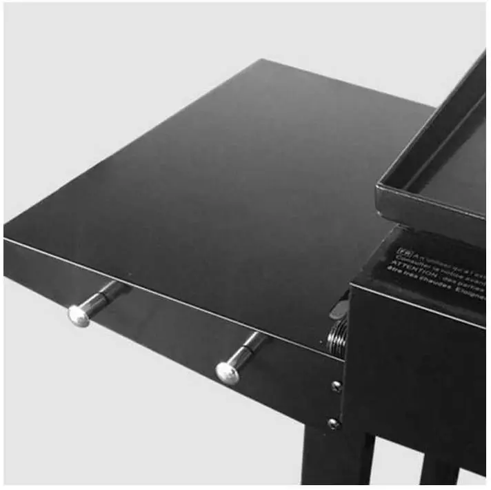 Plancha en acier noir 75 x 35 cm vue 5