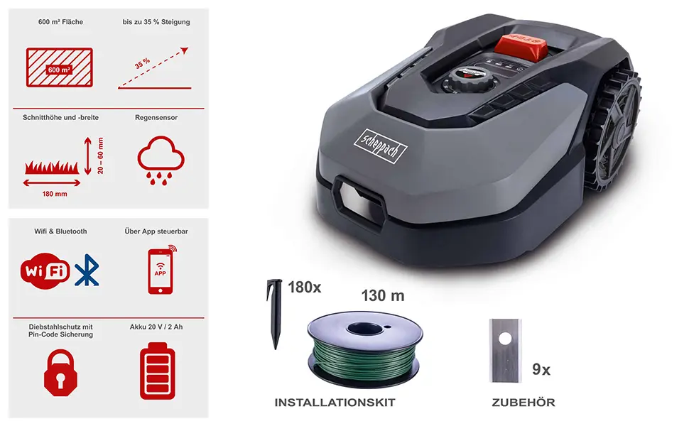 Robot tondeuse 600 m² — contenu détaillé 2