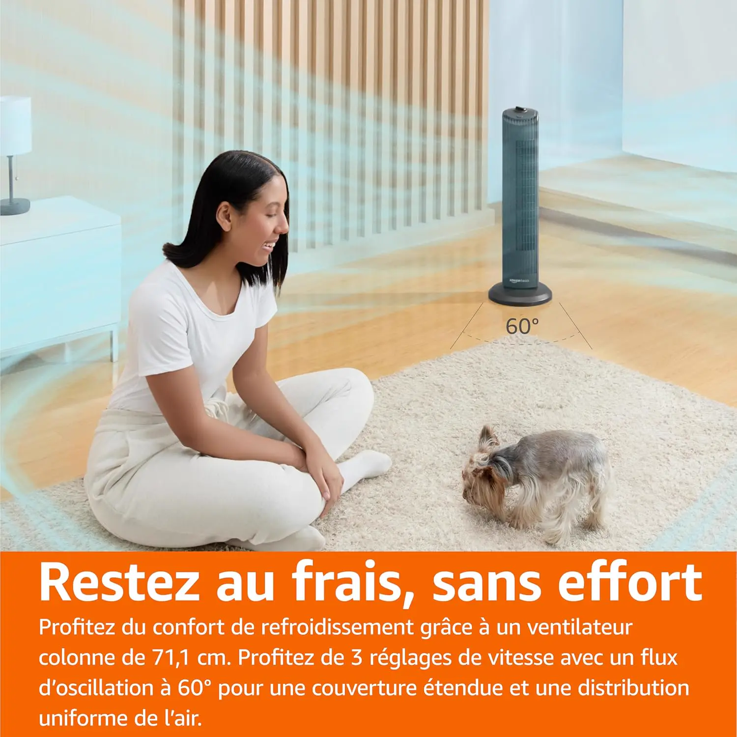 Ventilateur noir vue 4