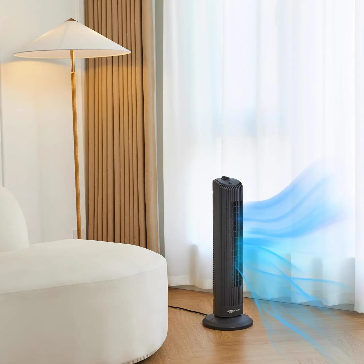 Ventilateur noir vue 5