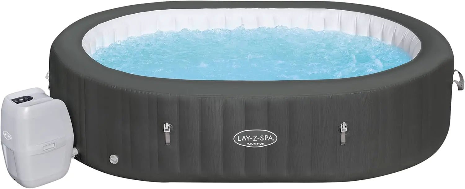 BESTWAY Spa Gonflable Ovale Lay-Z-Spa Mauritius Airjet™ 5-7 Personnes