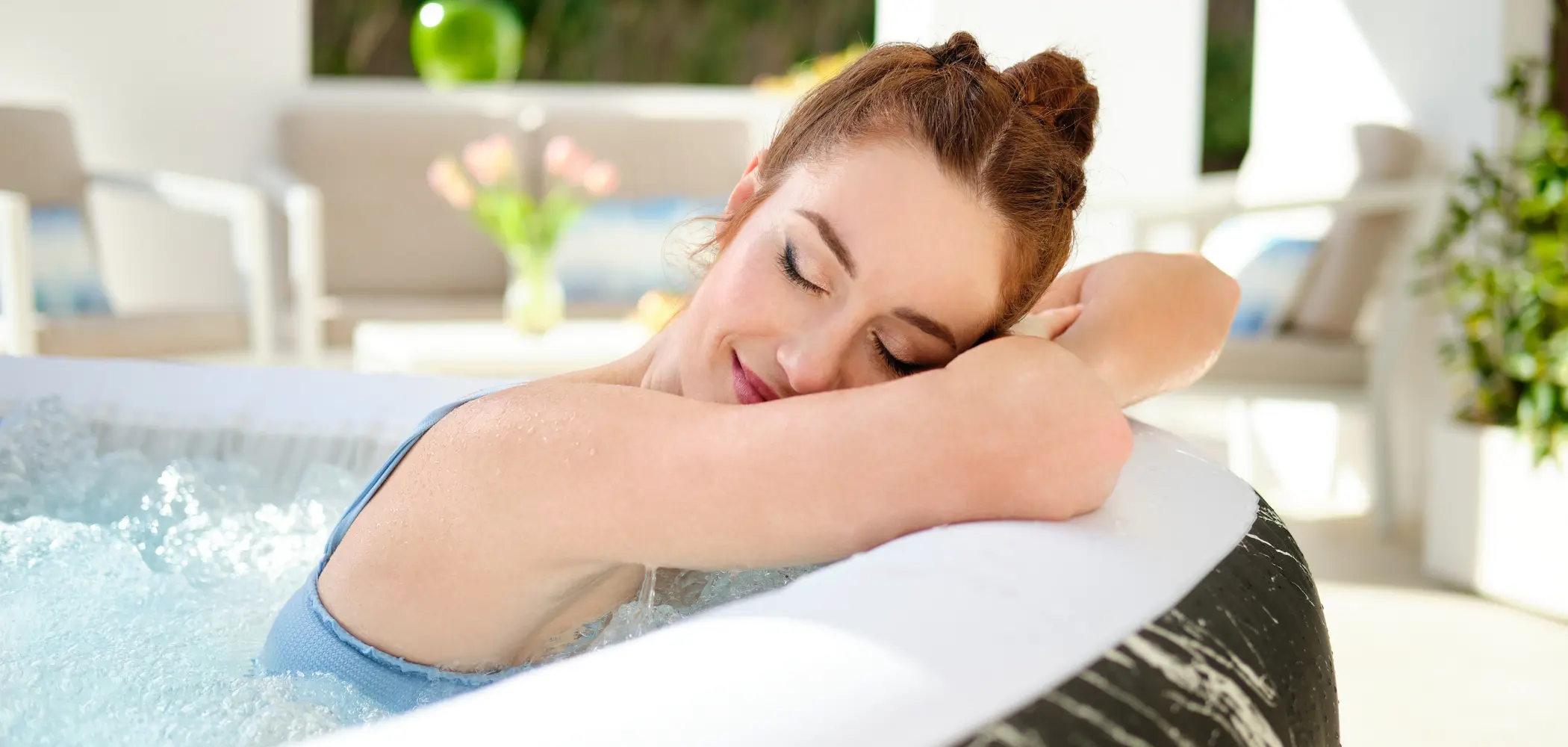 Spa gonflable 2 personnes 7 places gris 107X 71 — contenu détaillé 3