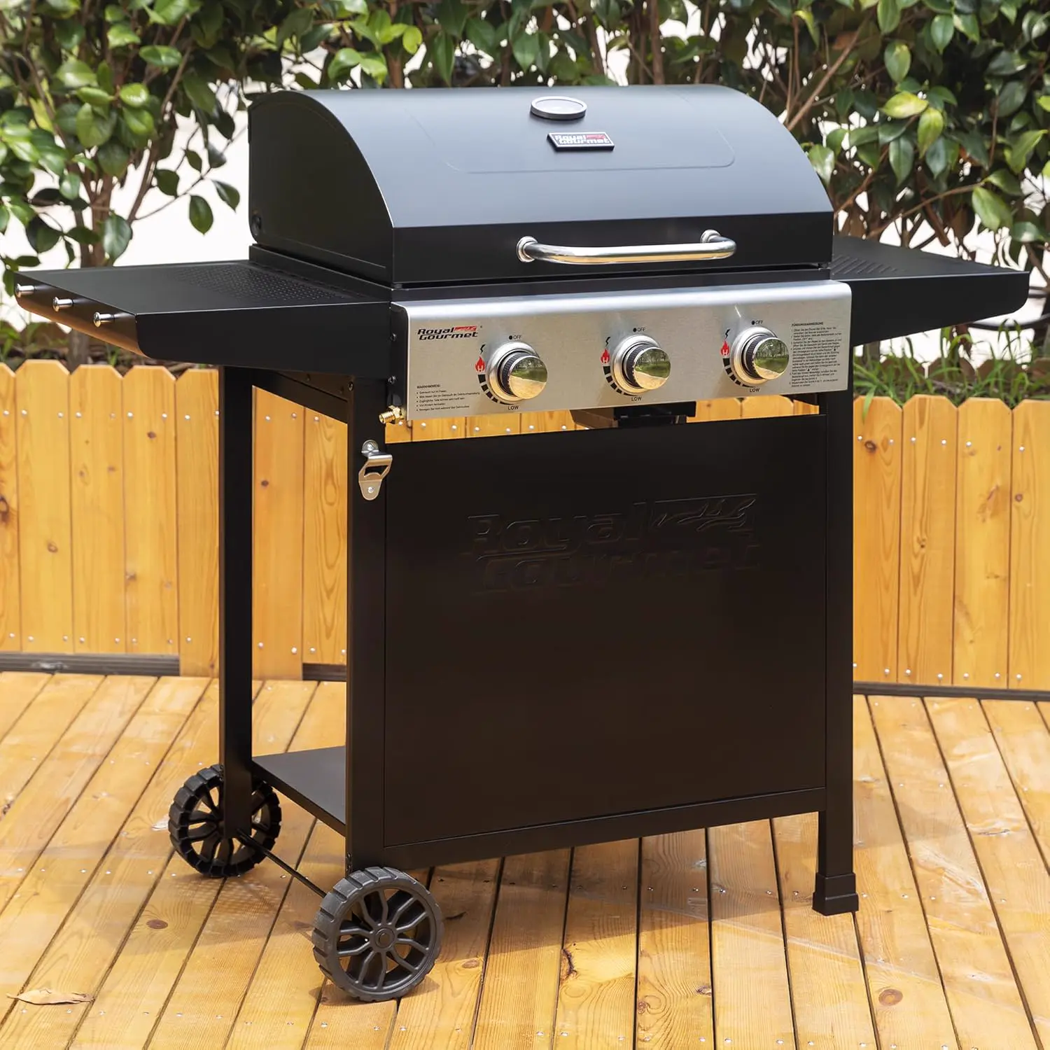 Barbecue à gaz 10 places en acier 60 x 42 cm vue 9