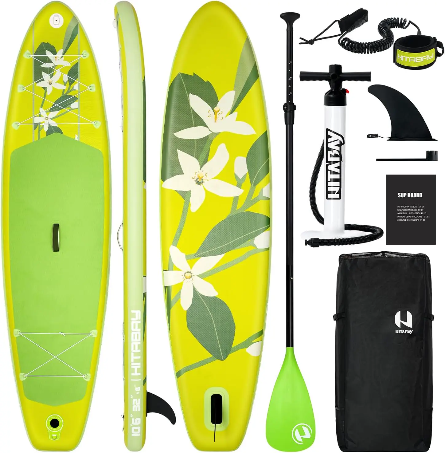 Kit de Planche de Stand up Paddle Gonflable avec Accessoires complets