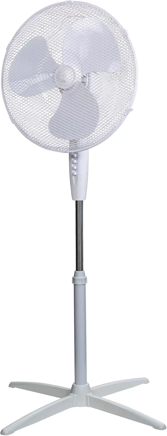 Ventilateur blanc vue 2
